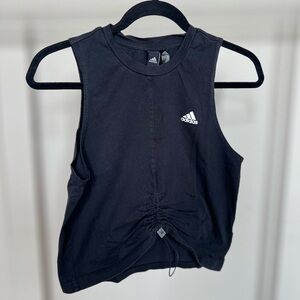 Adidas Women’s Cotton Cinch Tank Top | Black